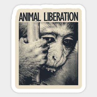 animal liberation Sticker